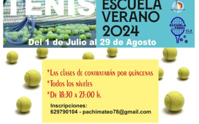 ESCUELA DE TENIS VERANO 2024