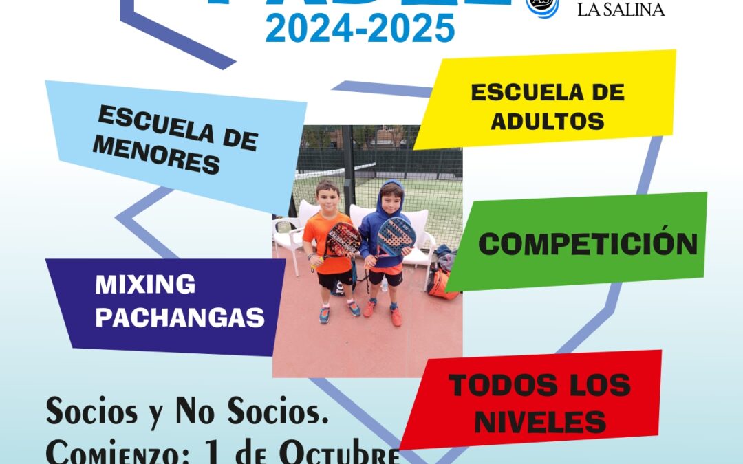 ESCUELA PADEL 2024-2025