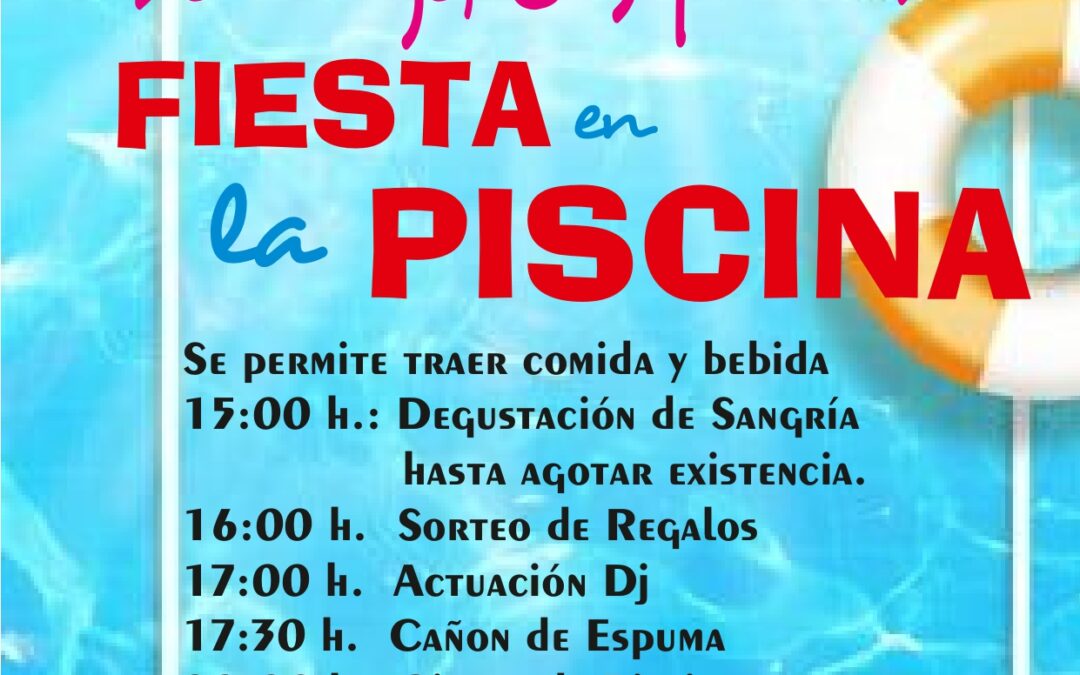 FIESTA CIERRE PISCINA
