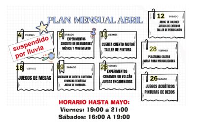 ANIMADORES INFANTILES ABRIL 2025