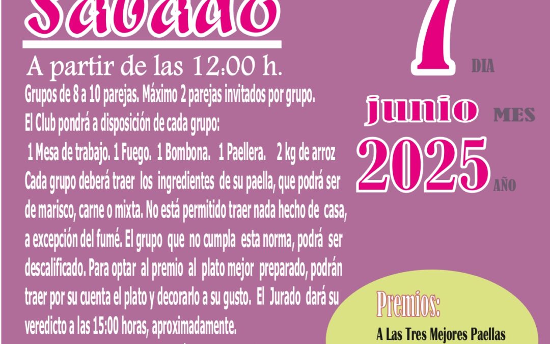 CONCURSO DE PAELLA 2025