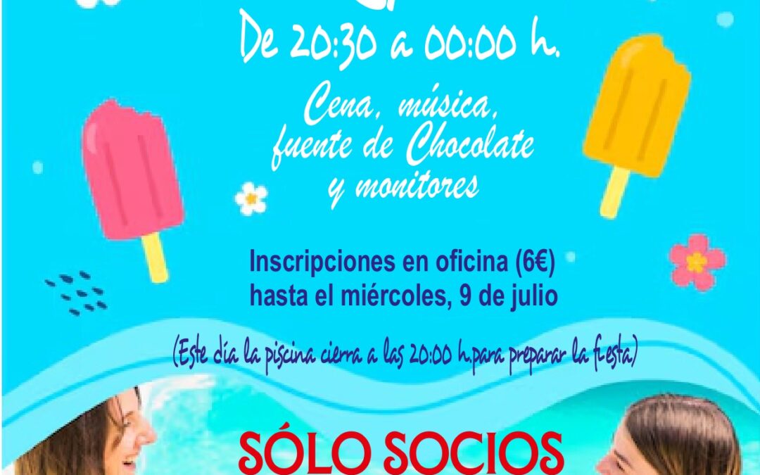 FIESTA INFANTIL DE BLANCO EN PISCINA