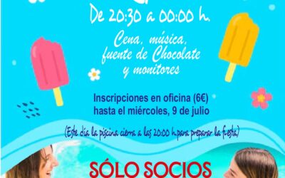FIESTA INFANTIL DE BLANCO EN PISCINA