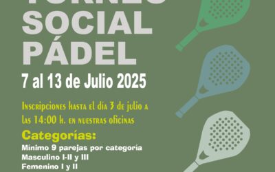 TORNEO SOCIAL PADEL JULIO 2025
