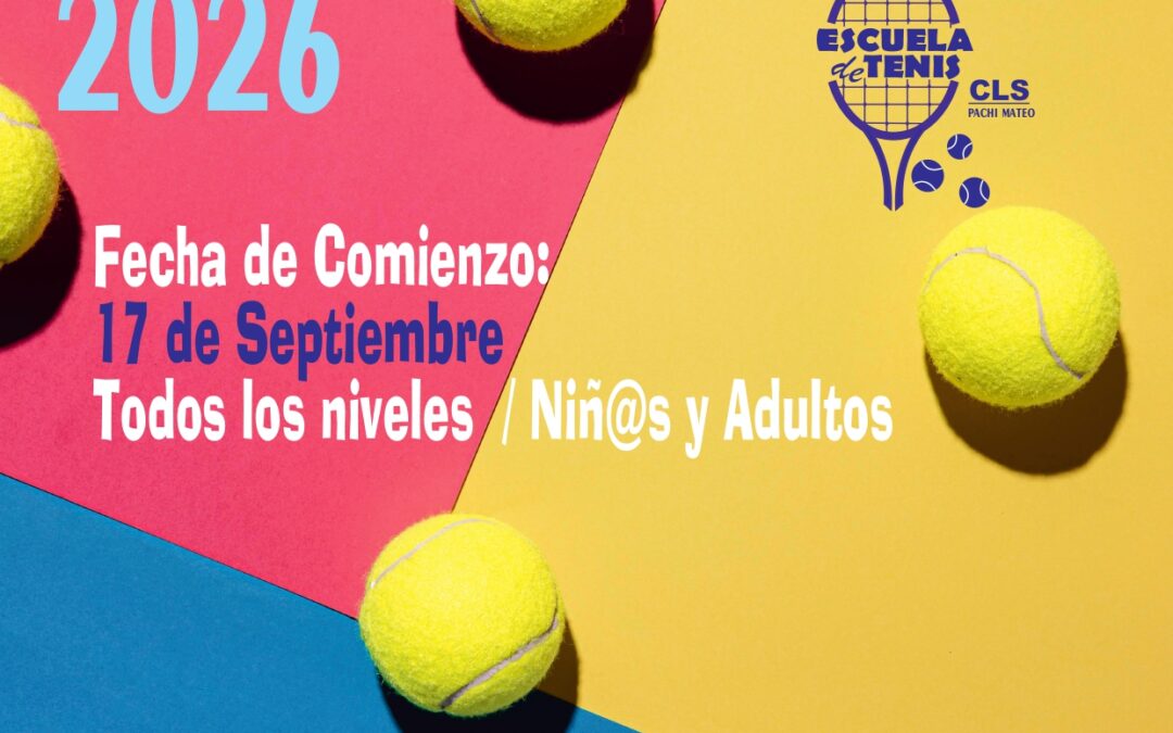 ESCUELA DE TENIS 2025-2026