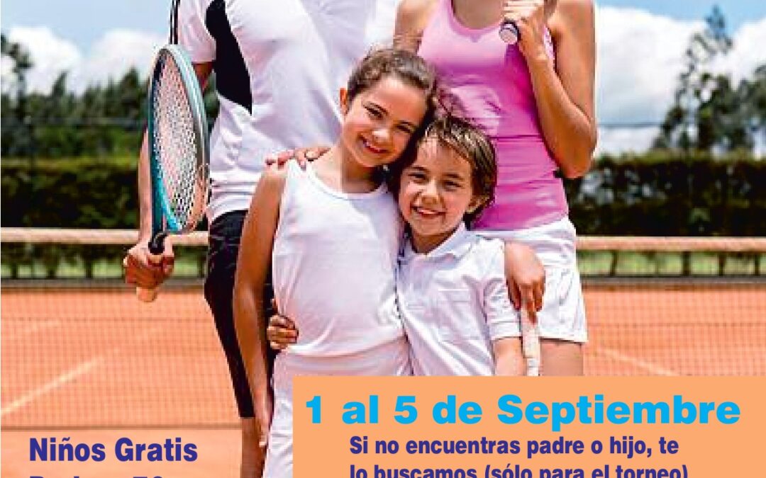 TORNEO TENIS PADRES E HIJOS