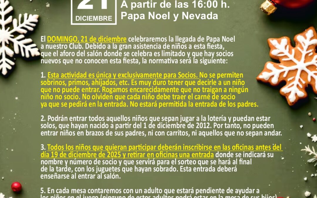 LOTERÍA INFANTIL Y PAPA NOEL