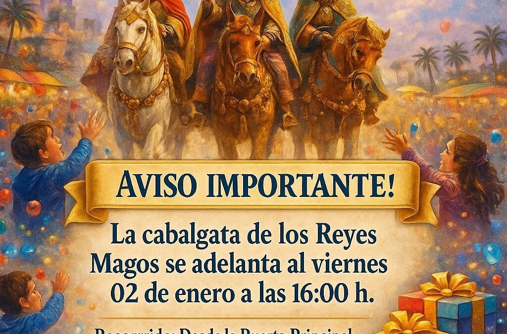 CABALGATA SS.MM. REYES MAGOS. SOLO SOCIOS