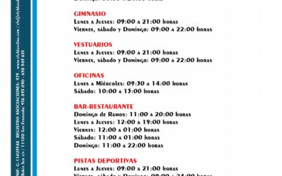 HORARIO SEMANA SANTA 2026