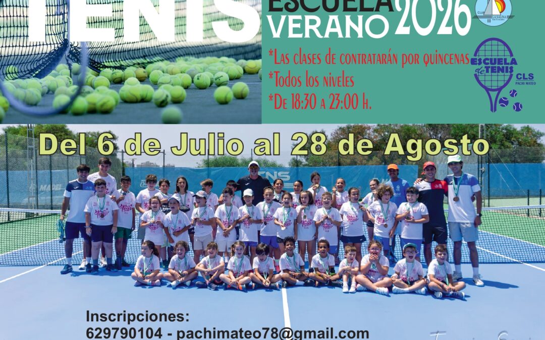 ESCUELA TENIS VERANO 2026