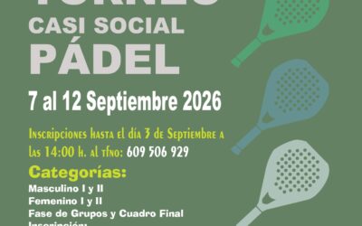 TORNEO SEMI SOCIAL PADEL